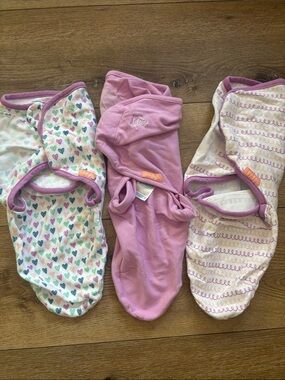 Set of 3 - SwaddleMe Baby Sleep Swaddles - all size small/medium